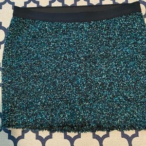 Skirt blue, black and green large